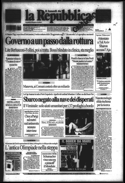 Il lunedì de La repubblica